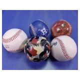 (5)  Assorted Baseballs - Rawlings & More
