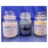 (3) Patriot Candles Jar Candles Set