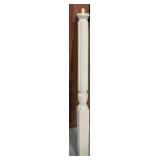 Red Oak Fluted Stair Newel Post 48'