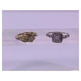 Assorted Metal Rings with Stones