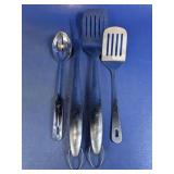 Stainless Steel Slotted Spatulas & Utensil Lot