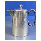 Silver Tone Metal Coffee or Water Pot