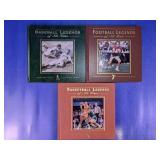 (3) Legends of All Time Sports Books