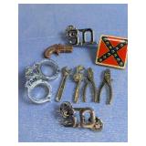 (9) Assorted Novelty Pins & Charms