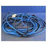 Blue/Black Extension Cord w/ Plug