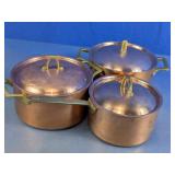 Revere Ware Paul Revere Copper Pot & Pan Set