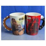 (2) Star Wars Character Coffee Mugs