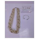 Faux Pearl Jewelry Assortment