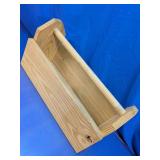 Wooden Tool Carrier Box w/ Dowel Handle