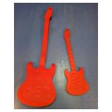 GAMA-GO Red Guitar Plastic Items