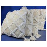 Tufted Throw Pillows w/ Tassels