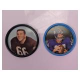 Salada Junket Football Coin Tokens