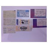 8 - Collectable Concert Ticket Stubs