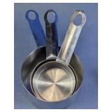 Vintage Stainless Steel Measuring Cup Set