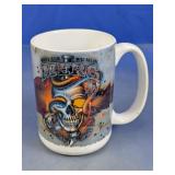 Graphic Skull Snake Coffee Mug