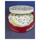 (4) World Market Christmas Plates