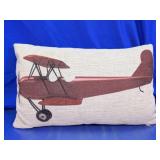 Decorative Airplane Throw Pillow Cushion