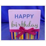 Happy Birthday Decorative Storage Box
