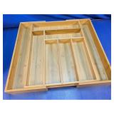 (1) Bamboo Utensil Organizer Tray