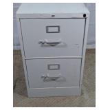 (1) HON 2-Drawer Metal Filing Cabinet