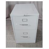 2-Drawer Metal Vertical Filing Cabinet