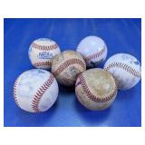 (6) Rawlings/NCAA Assorted Baseballs