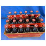 (24) Coca-Cola Classic 8 oz Glass Bottles w/