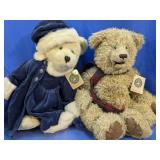 (2)Boyds Bears Alexis & Fillabuster Plush Lot