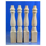 (4) Waddell Pine Table Legs