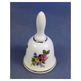 (1) Ceramic Floral Hand Bell