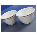 (2) Ceramic Ramekin Bowls