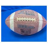 (1) Wilson NCAA Leather Football