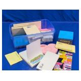 (10+) Memo Pads w/ Storage Bin - Norstar & More