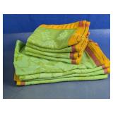 (8) Assorted Woven Cloth Napkins Set