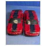 (2) Dodge Challenger Toy Cars