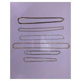 Gold-Tone Chain Necklaces Lot