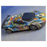 (1) Graffiti Style Sports Toy Car