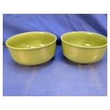 Royal Norfolk Green Ceramic Bowls