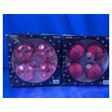 (2)Box Red Glass Christmas Ball Ornaments Lot