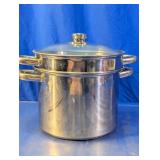 Stainless Steel Steamer and Stock Pot Set