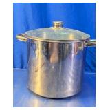 Stainless Steel Stock Pot with Glass Lid