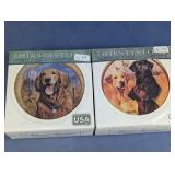 Thirstystone Sandstone Coasters Dog Design
