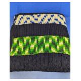 Folded Crocheted Knit Textile Piece