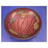 Pumpkin Design Wooden Bowl