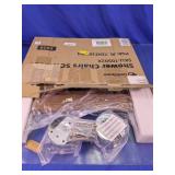 OasisSpace Teak Folding Shower Seat