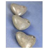 Polished Heart Shaped Stone Paperweight