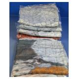 Map Print Lightweight Scarf Wrap Shawl