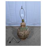 Vintage Elephant Motif Table Lamp