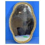 Ornate Gold Tone Framed Vanity Mirror