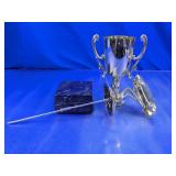 Metal Trophy Cup & Car Topper Parts Lot